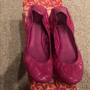 Pink Tory Burch flats